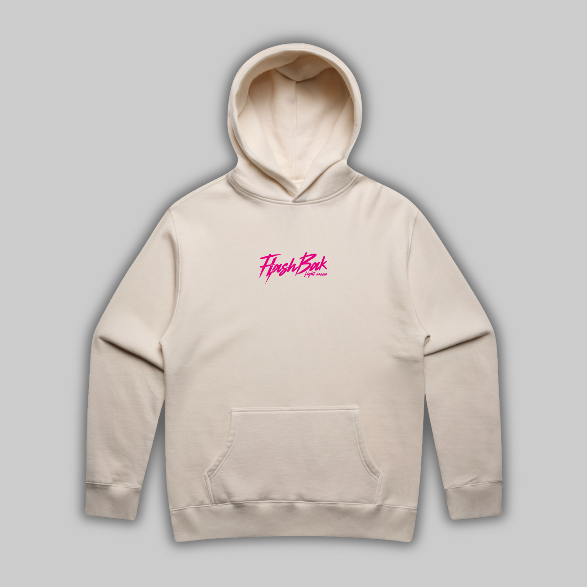 FlashBak Hoodie Faded Ecru