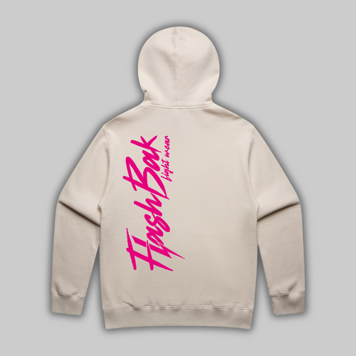 FlashBak Hoodie Faded Ecru