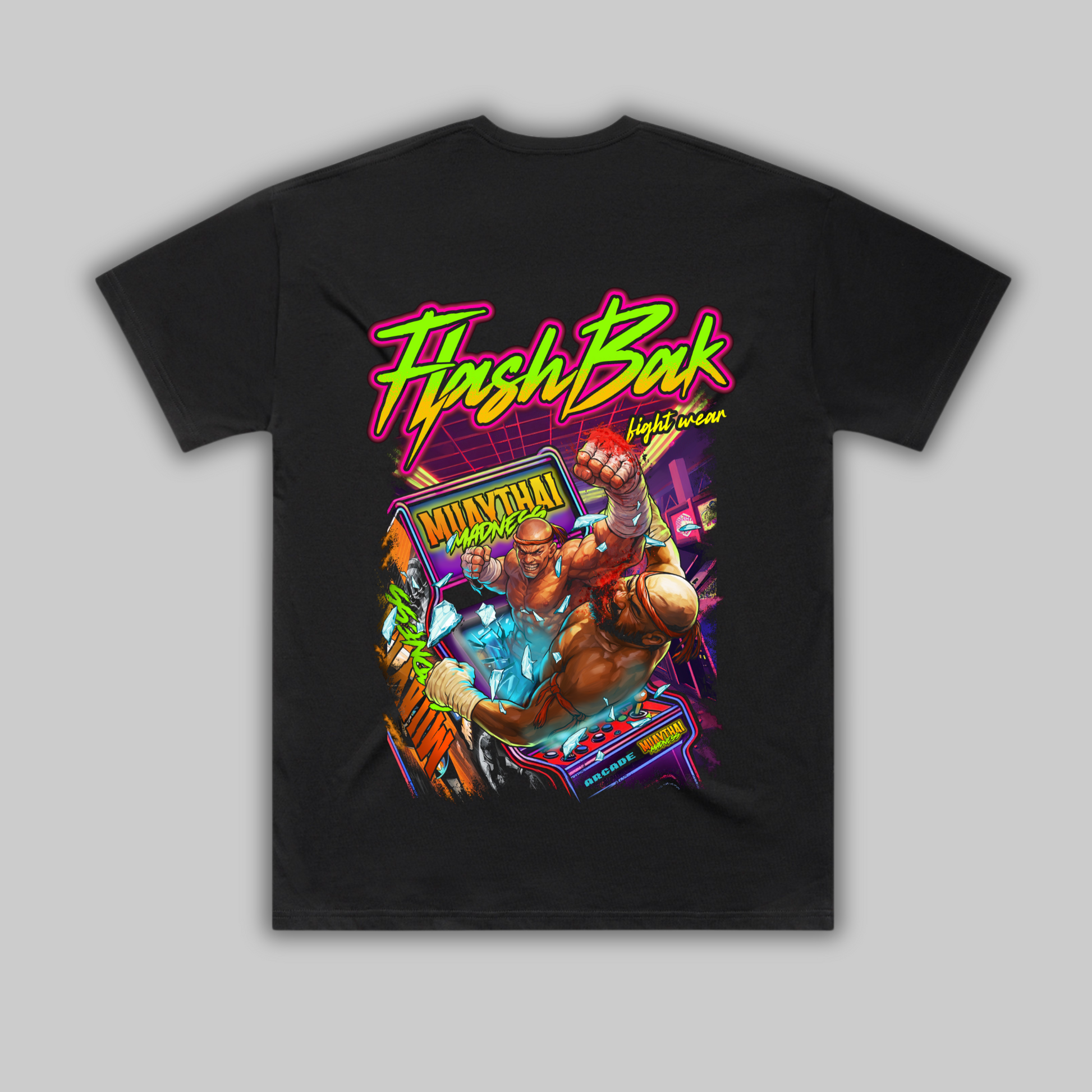 Muay Thai Madness Arcade Tee